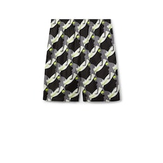 Short en twill de soie avec imprimé