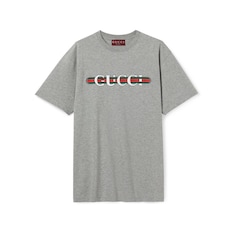 Cotton jersey T-shirt with print