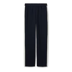 Cotton jersey trousers with embroidery