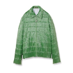 Jacke aus Gabardine aus Baumwollmischung mit Stickerei