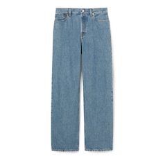 Baggy denim pant with petite fit