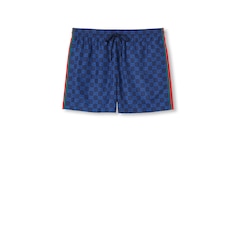 Printed poplin tech swim shorts