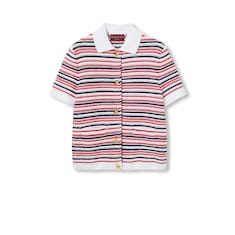 Fine wool polo top