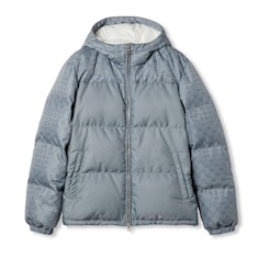 GG nylon canvas puffer jacket