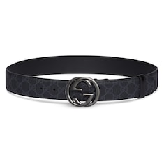Belt with Interlocking G buckle