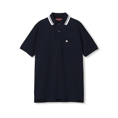 Polo de algodón elástico con bordado