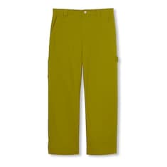 Pantalón de lona de algodón con etiqueta