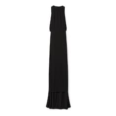 Jersey crêpe fabric evening dress