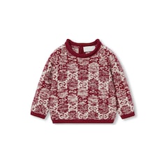Babypullover aus GG Wolljacquard