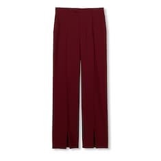 Oversize low waist wool pant