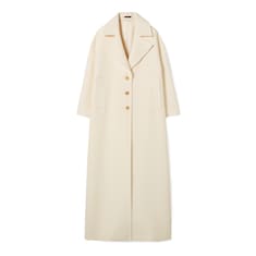 GG silk wool crêpe single-breasted coat