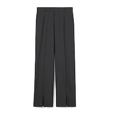 Oversize low waist petite fit wool pant