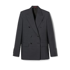 Wool double-breasted jacket