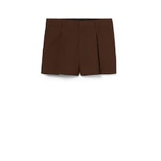 Wool twill shorts