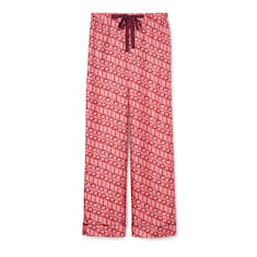 Pantalón de seda estampado