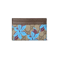 GG printed card case wallet