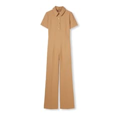 Cotton crêpe jumpsuit