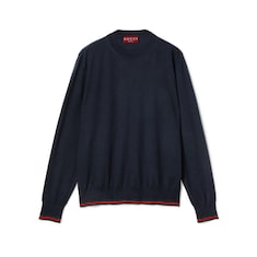 Pullover aus Wollstrick mit Web