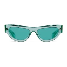 Sonnenbrille in Katzenaugenform