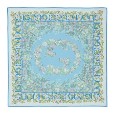 Carré en twill de soie imprimé