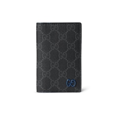 Blue interior GG long card case