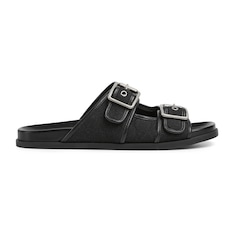 Sandalias tipo slide con hebillas para hombre