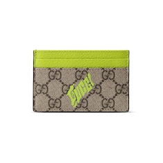Bi-color card case with print