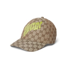 Gorra de béisbol estampada de lona GG