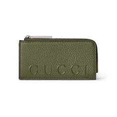 日本限定 ロゴ ジップカードケース
