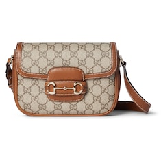 حقيبة الكتف الصغيرة Gucci Horsebit 1955 Soft من الجلد
