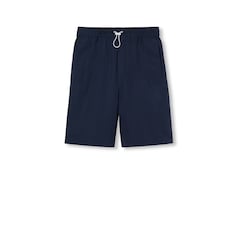 Short en popeline de coton