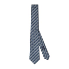 Cravatta in seta jacquard con Morsetti