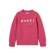 Children's wool sweater with embroidery
