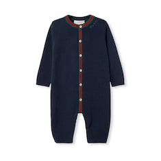 Combinaison pour bébé en coton avec broderie