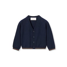 Baby wool cardigan with Web