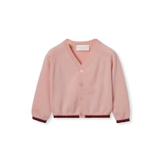 Baby wool cardigan with Web