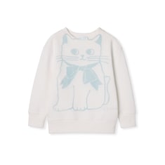 Sweat-shirt pour enfant en coton avec imprimé