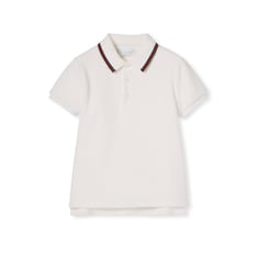 Children's cotton polo shirt with Web