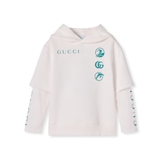 Sweat-shirt pour enfant en coton imprimé