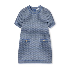 Children's wool bouclé dress