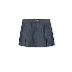 Kinderrock aus Denim mit Horsebit