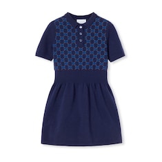 Abito bambino in lana con ricamo