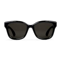 Low nose bridge fit square sunglasses