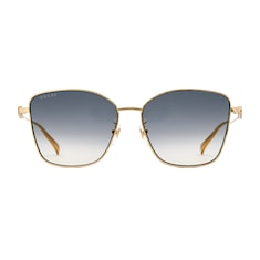 Sonnenbrille in Schmetterlingsform mit tiefem Nasensteg