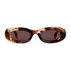 Oval frame sunglasses