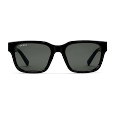 Low nose bridge fit rectangular sunglasses