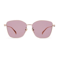 Low nose bridge fit butterfly sunglasses