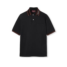 Camiseta polo de piqué de algodón