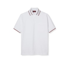 Cotton piquet polo shirt 