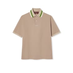 Cotton piquet polo shirt